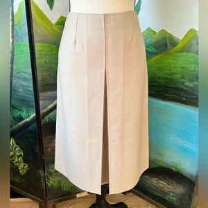 Vintage Callaghan A-line felt skirt, Size 40 (Size 6), made in Italy.
